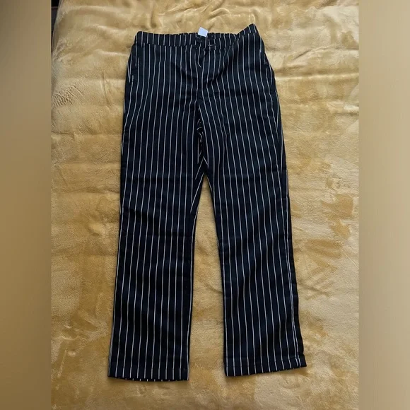 Mr. Mob black and white pinstripe costume perfect for a gangster or mobster look